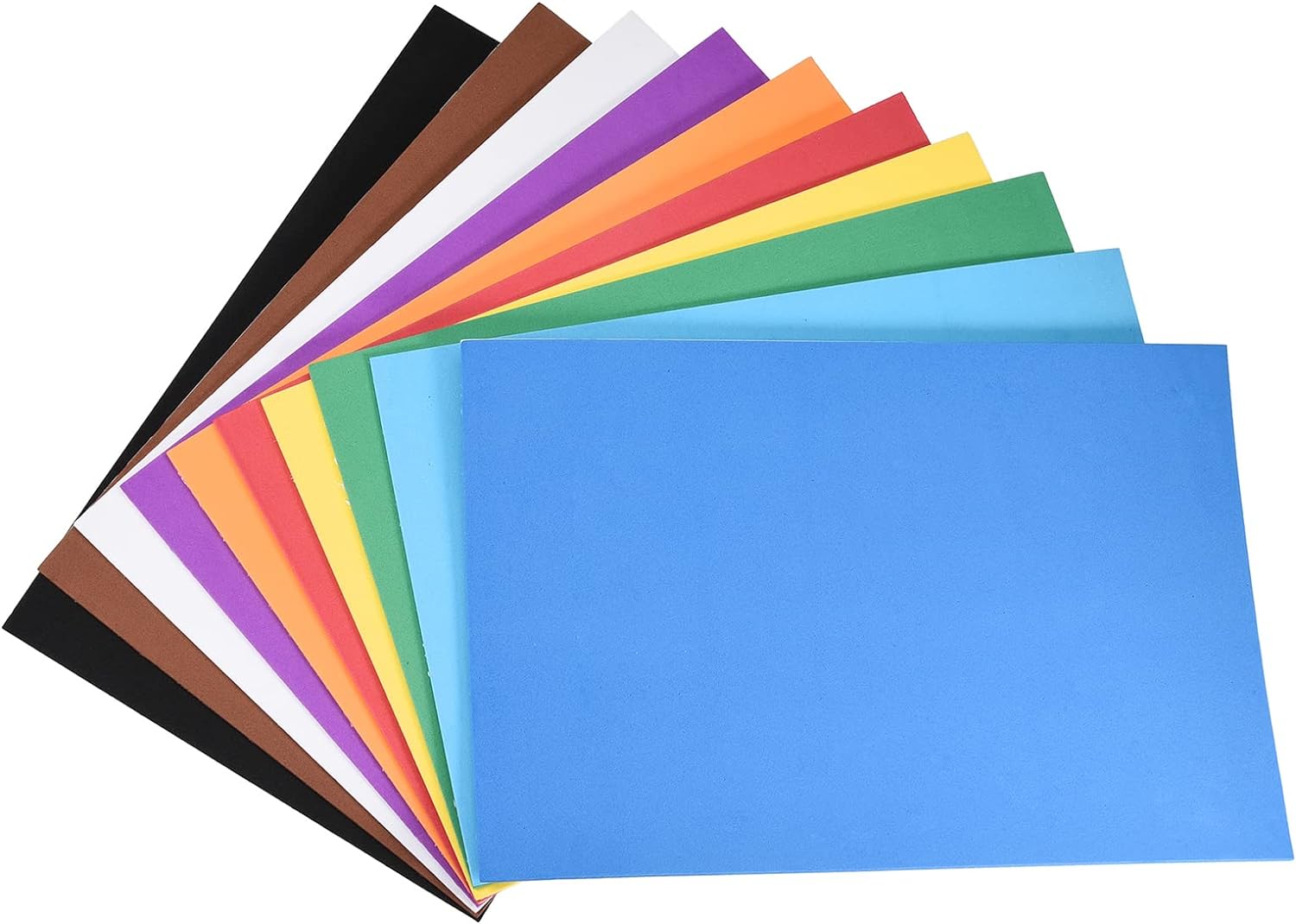 ရောင်စုံ Eva Foam Sheets Self Adhesive 7.8 x 11.8 လက်မ အထူ 1.8mm လက်မှုပညာ DIY 1 အစုံ PAIDU