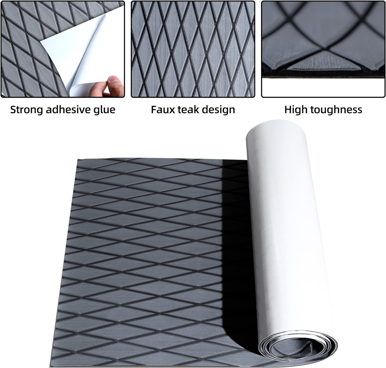 Boat Flooring Eva Foam Boat Decking Marine Mat Non-sip Self-adhesive Flooring Sheet For Motorboat Kayak Surfboard Garden Flooring Swimming Pools By PAIDU