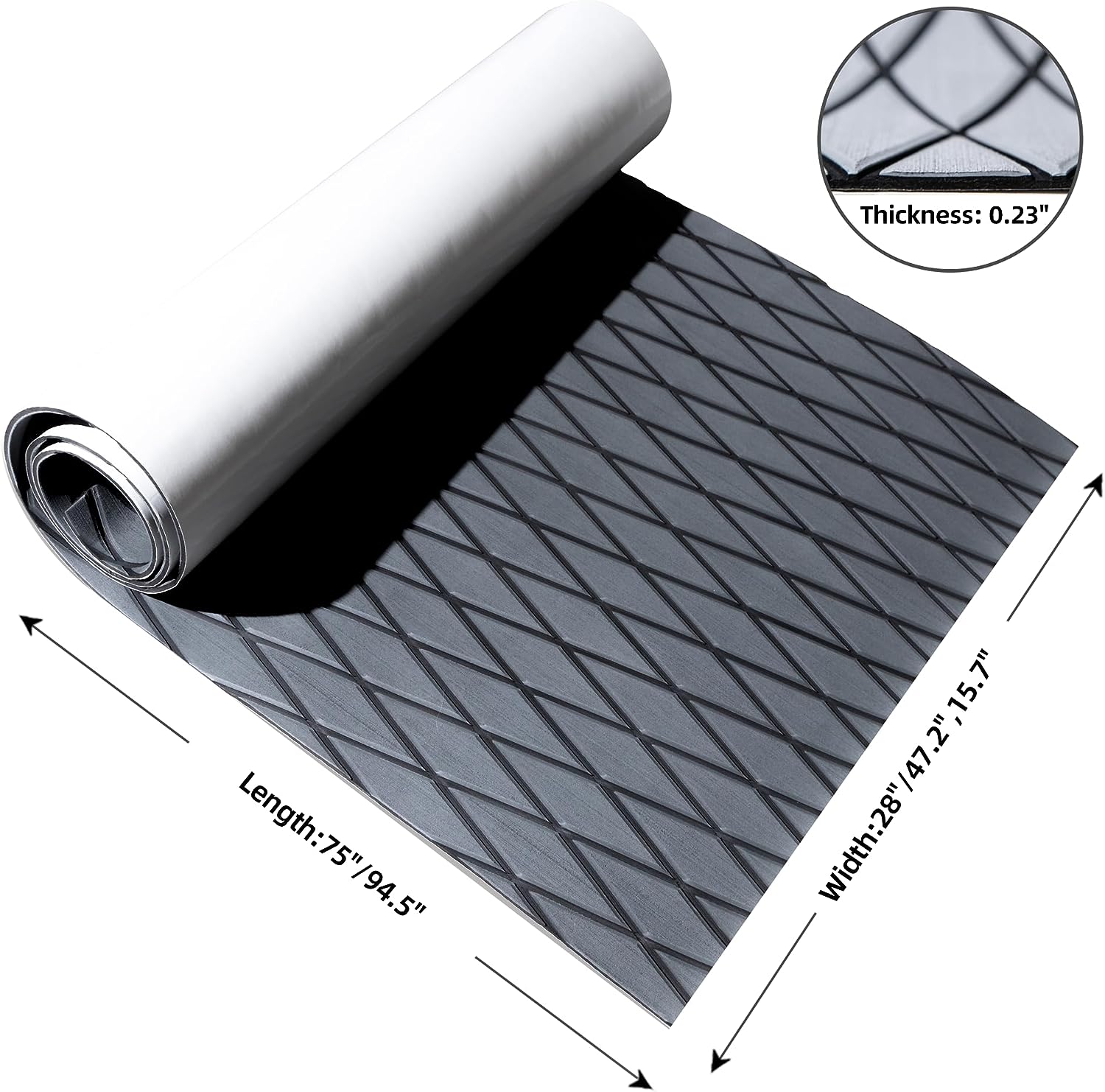 Boat Flooring Eva Foam Boat Decking Marine Mat Non-sip Self-adhesive Flooring Sheet For Motorboat Kayak Surfboard Garden Flooring Swimming Pools By PAIDU