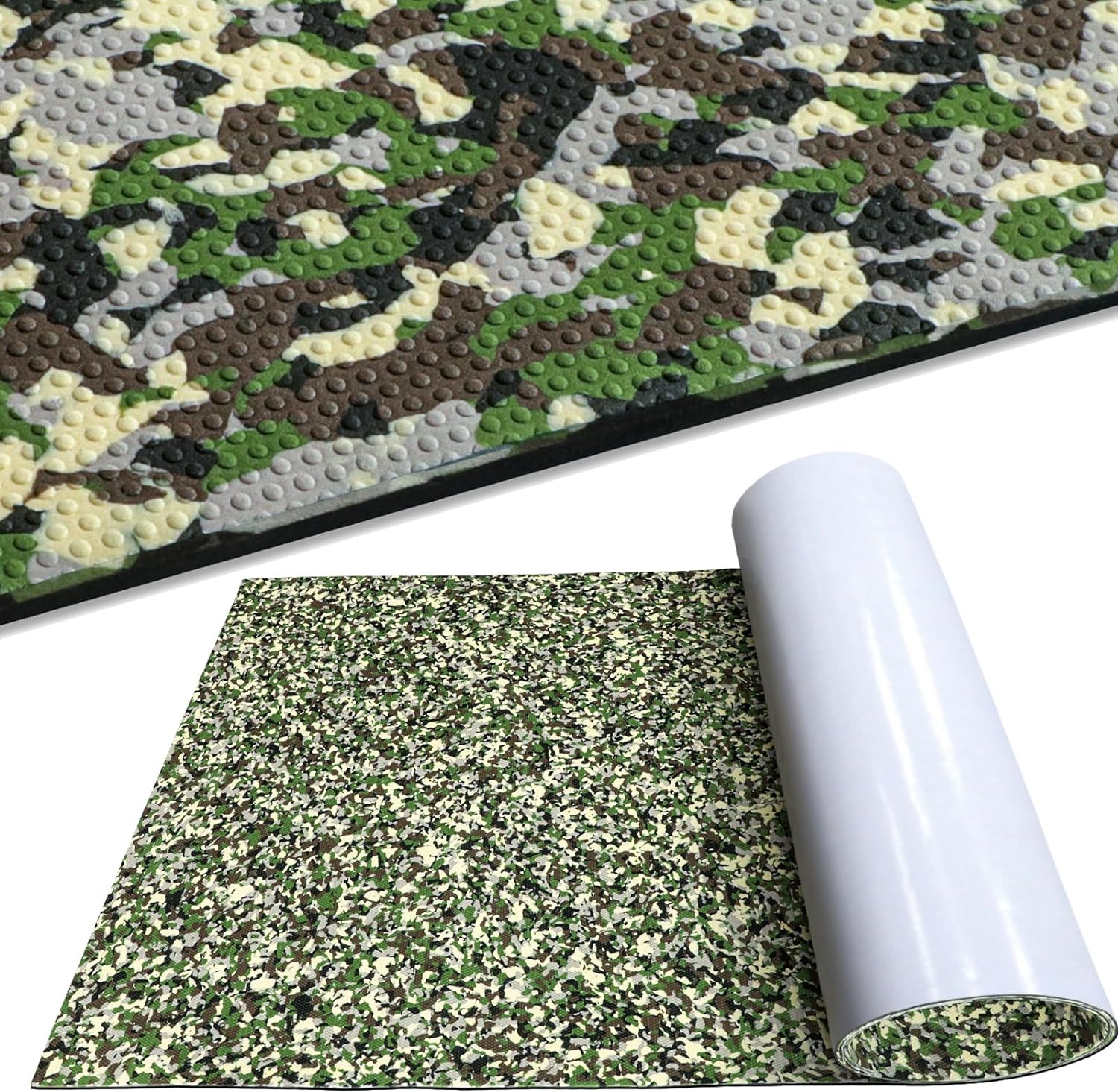 လှေကြမ်းခင်း Eva Foam Boat Decking Camo Marine Flooring For Boat Foam Decking Sheet 94x45/35/23 Self-adhesive Waterproof Non-slip Boat Flooring Deck for Jon Fishing Rubber Boat Pontoon By PAIDU