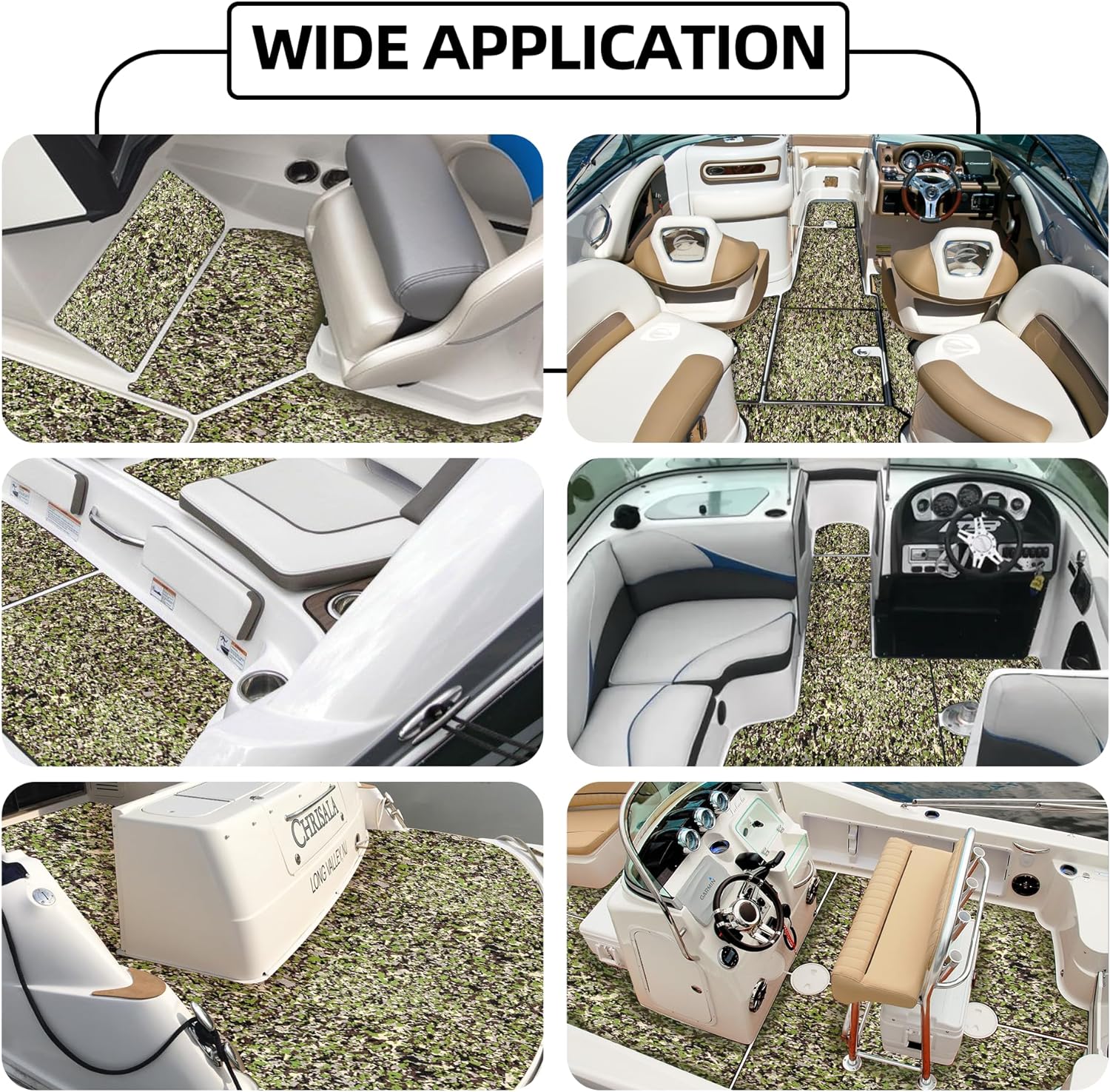 Boat Flooring Eva Foam Boat Decking Sheet Non-slip Brushed Marine Flooring Self-adhesive Boat Carpet For Motorboat Yacht Kayak RV 94.5" x47.2"/ 23.6"/15.7" By PAIDU