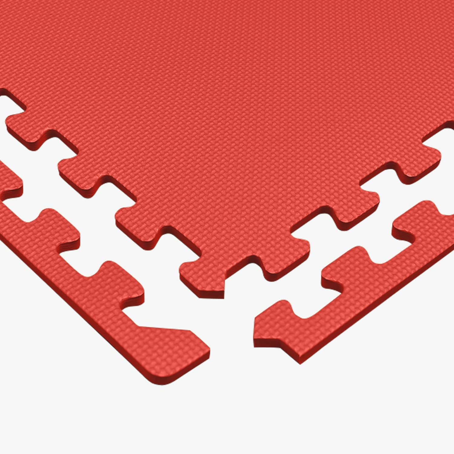 3/8 Inch Thick Multipurpose Exercise Floor Mat With EVA Foam Interlocking Tiles Anti-fatigue For Home Or Gym 24 in x 24 in By PAIDU