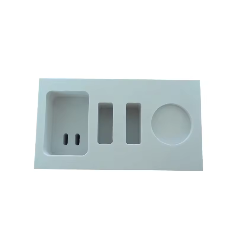 Paidu custom New Arrival colorful Molded Die Cut Protective Packaging Black Velvet EVA Foam sponge Insert Shockproof Foam Lining