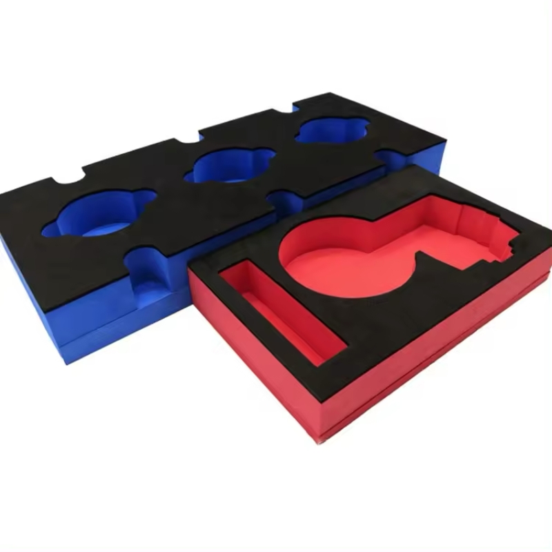 Paidu factory custom High Elastic Biodegradable Eco-Friendly Multicolor Double Sided Adhesive Packaging Eva Foam insert Package