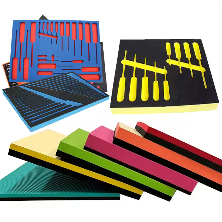 Paidu Factory Price Custom Eco-friendly different Shape shockproof Protective Package Die cut EVA foam box inserts